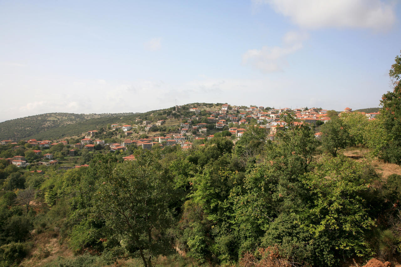 Arhontiko Parnona Hotel Karyes Buitenkant foto