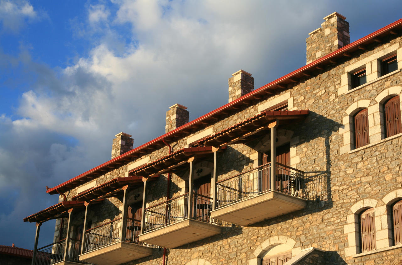 Arhontiko Parnona Hotel Karyes Buitenkant foto